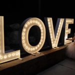 LOVE Marquee Letters