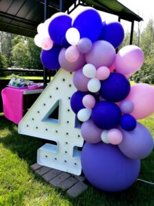 Napanee Balloon Decor Services blue balloon