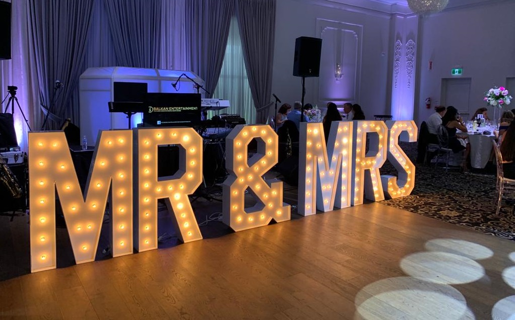 Marquee Letter Stoney Creek Rentals Mr and mrs