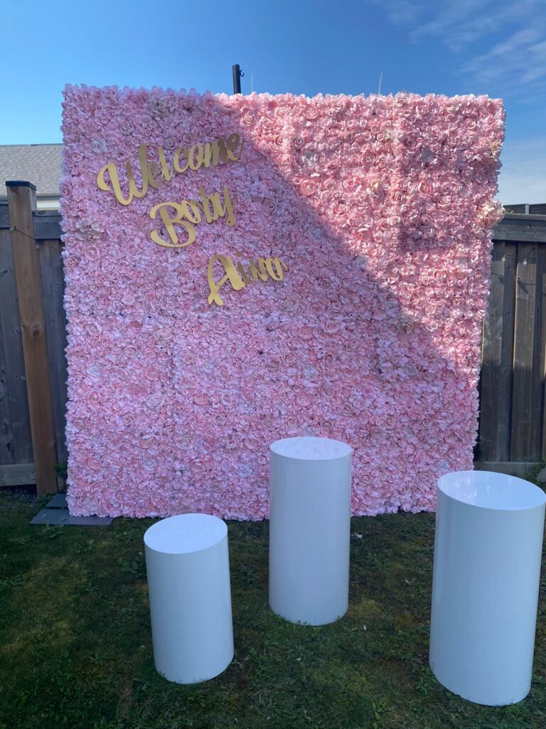 Flower Wall - North York Flower Wall Rentals 