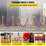 Gold Stanchions Rental