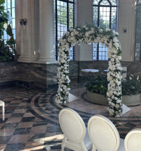 wedding flower arch rental company kawartha lakes