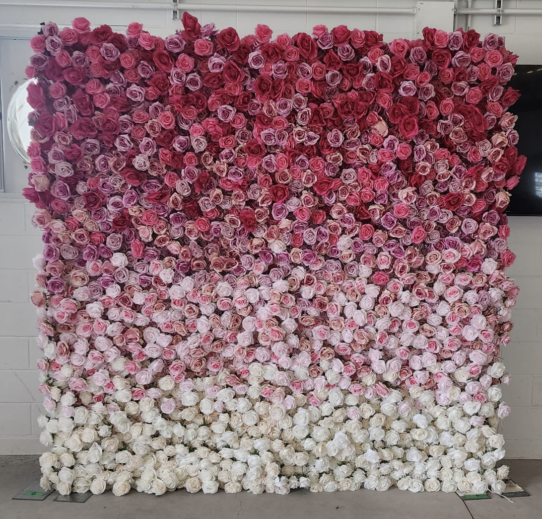 Ottawa flower wall backdrop rental