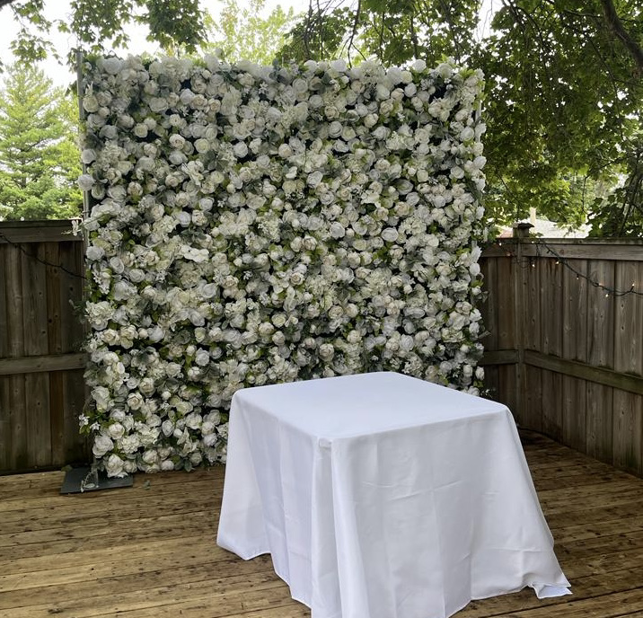 bowmanville flower wall rental company