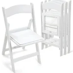 White Folding Outdoor Chair Rentals