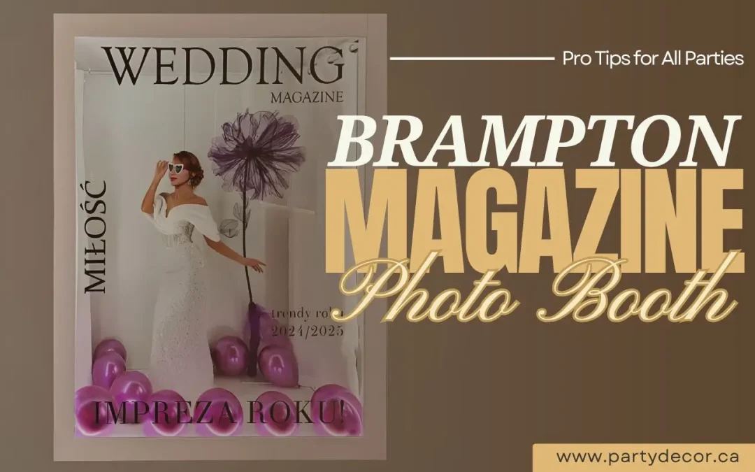 Brampton Magazine Photo Booth Rental