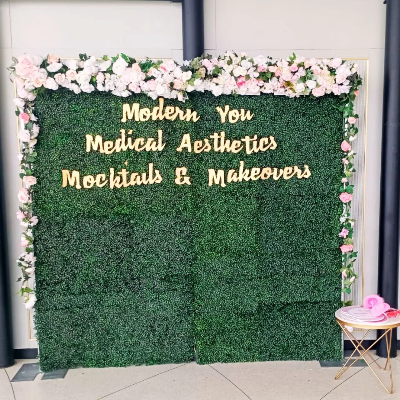 Angus Flower Walls Backdrop Rental Company