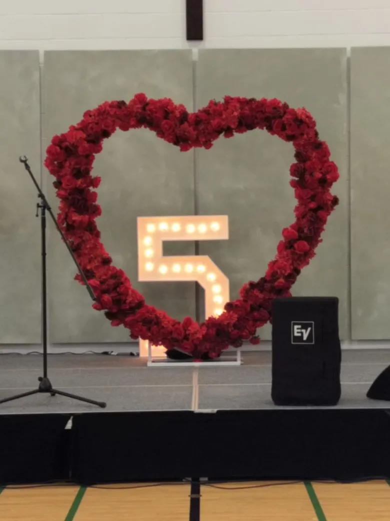 Angus Heart Red Rose Flower Arch Rental Angus Heart Red Rose Flower Arch Rental