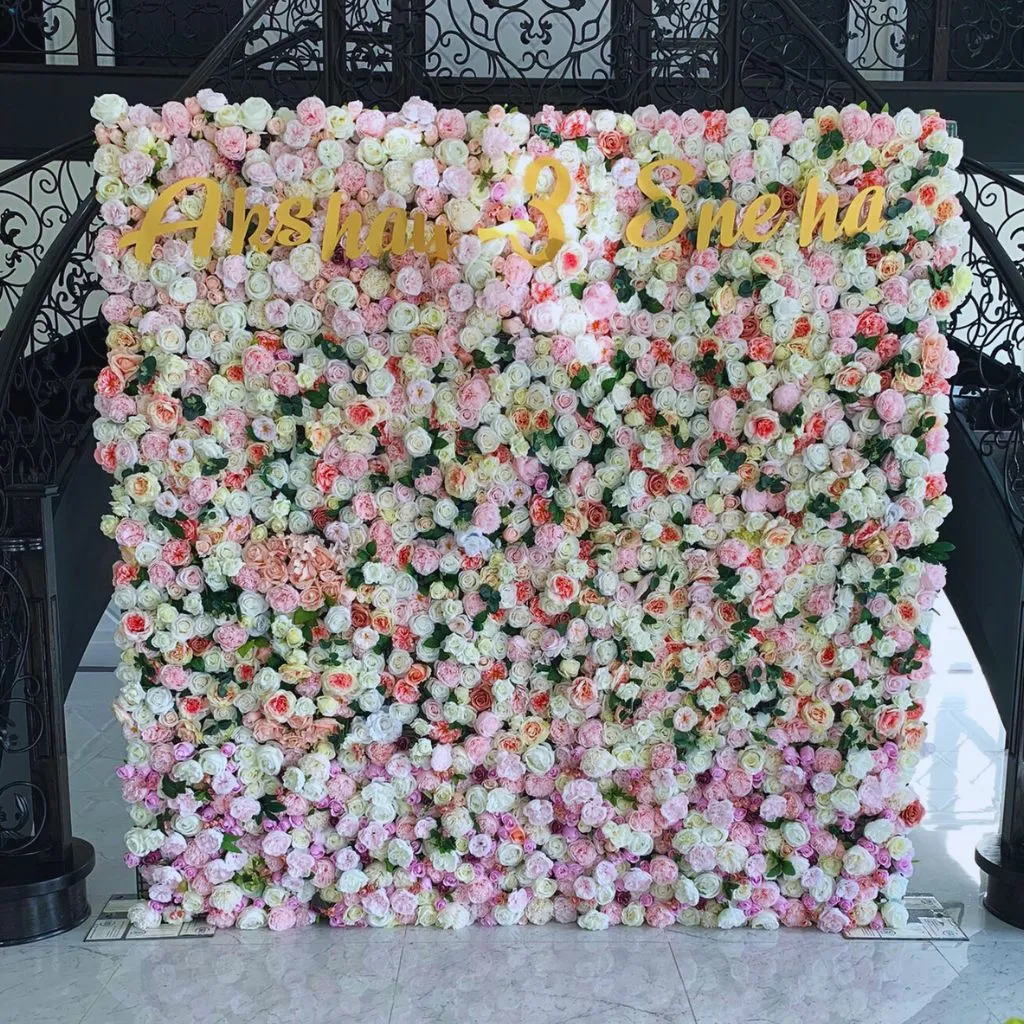 Aurora Flower Walls Backdrop Rental Company