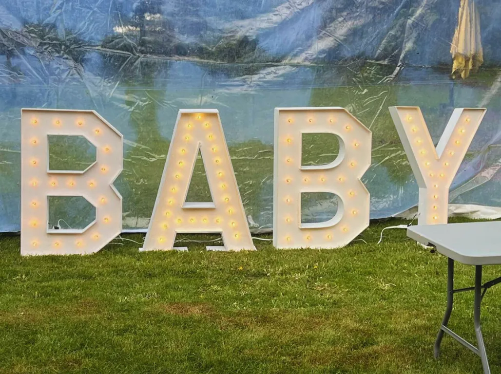 New Hamburg BABY Marquee Letters Rental New Hamburg BABY Marquee Letters Rental