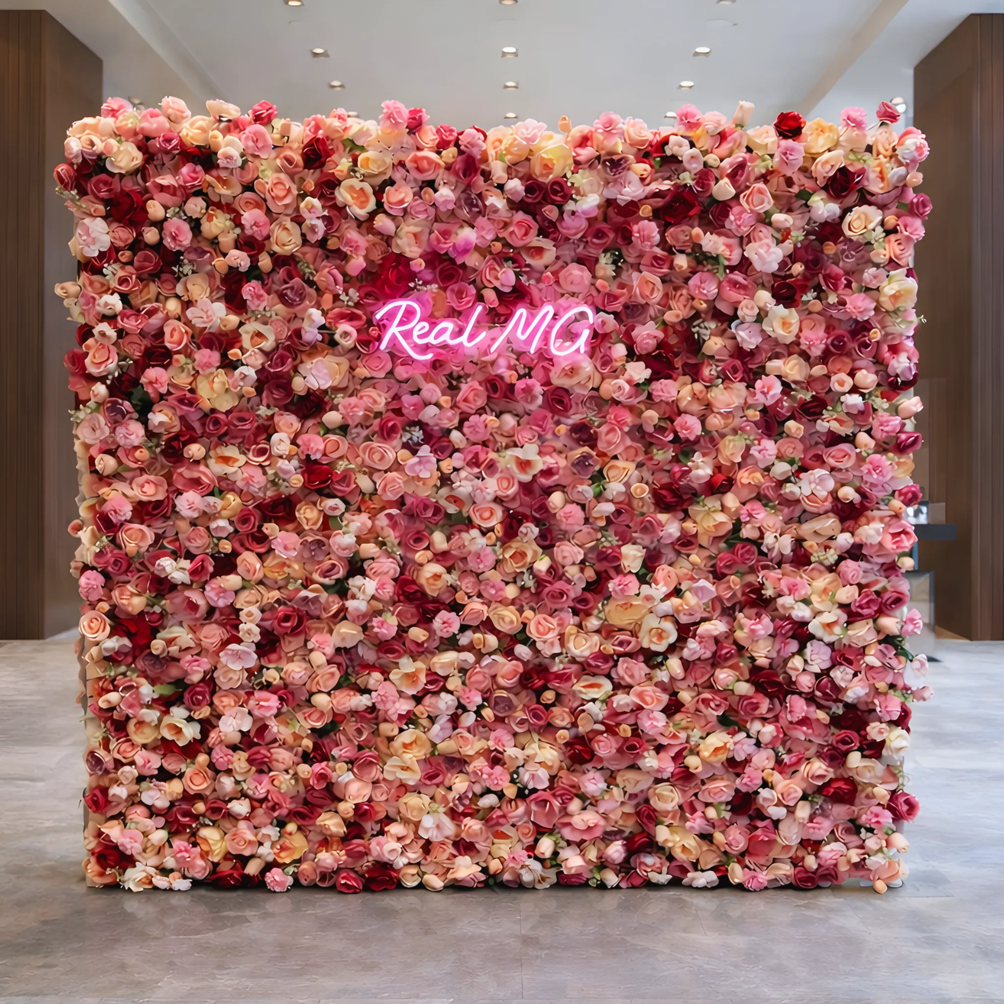 Paris Flower Walls Backdrop Rental Company