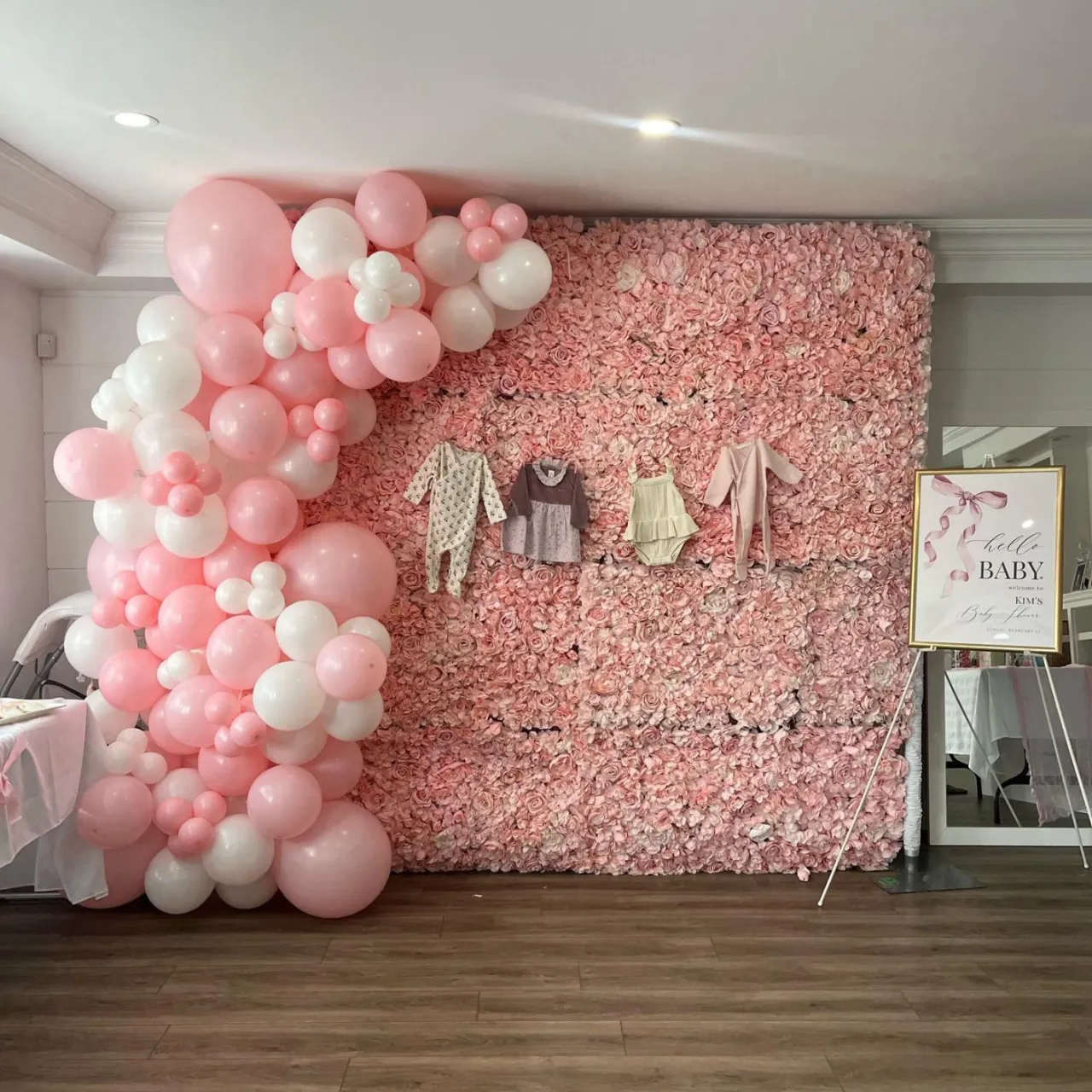 Pembroke Flower Walls Backdrop Rental Company