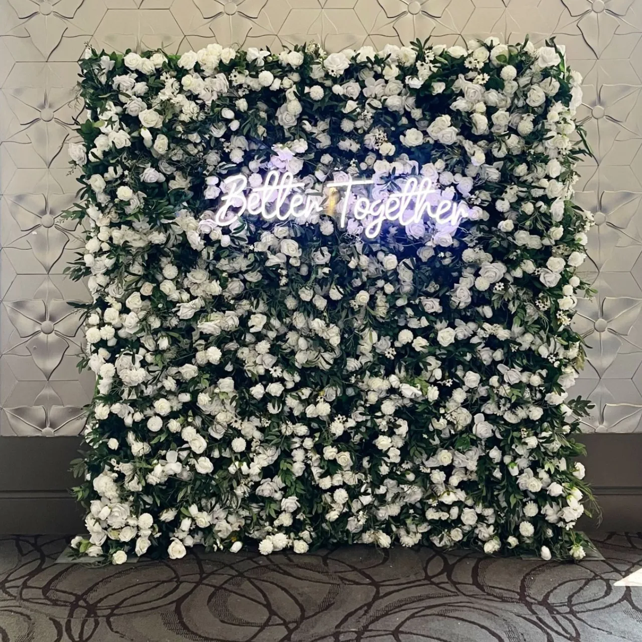 Simcoe Flower Walls Backdrop Rental Company