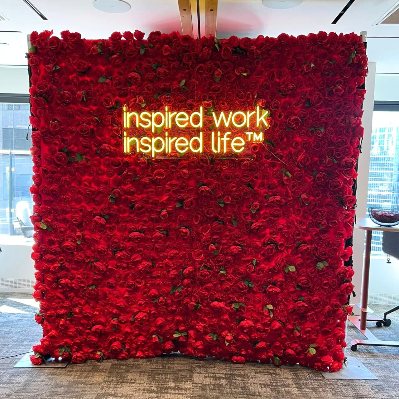 Port Stanley Flower Walls Backdrop Rental Company
