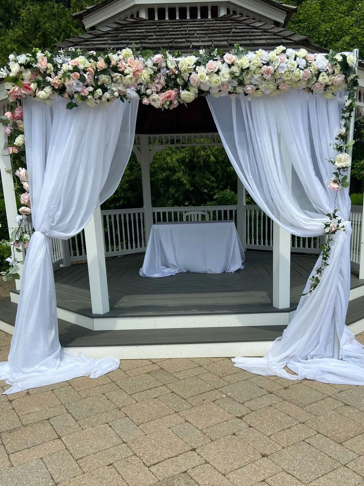 Severn Flower Arch Backdrop Rental Company