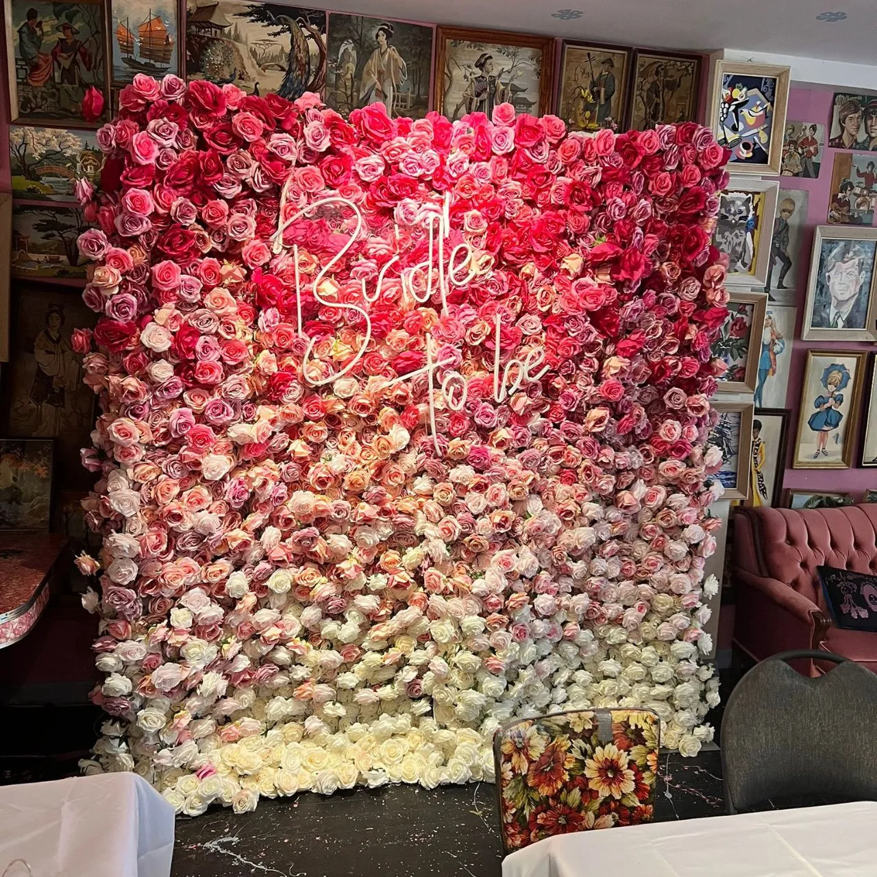 Severn Flower Walls Backdrop Rental Company