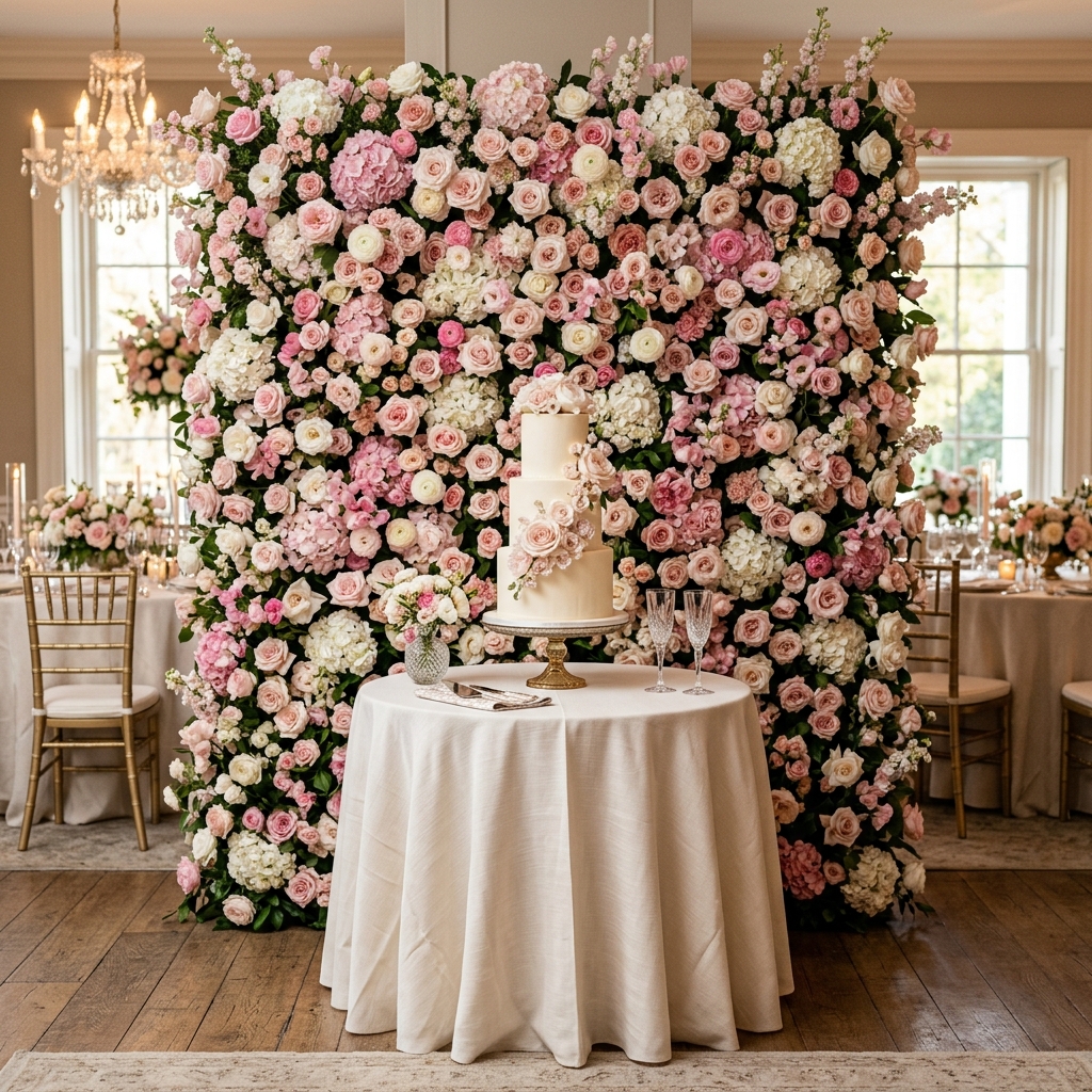 Flower Wall Rentals in Ottawa: One Wall, Two Very Different Events